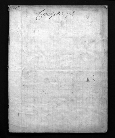 Collection du greffe. Baptêmes, mariages, sépultures, 1763