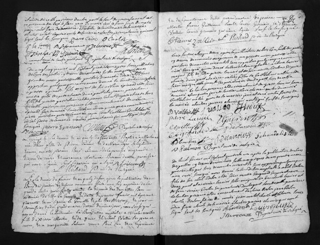 Collection du greffe. Baptêmes, mariages, sépultures, 1741