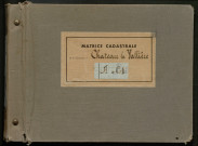 Table des comptes de la matrice. Comptes actifs personnes morales et A - Dh.