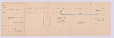 Plan de nivellement (15 juillet 1852)