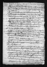 Baptêmes, mariages, sépultures, 1705