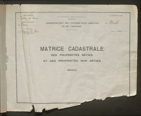 Table des comptes de la matrice. Comptes actifs personnes morales et A - R.