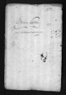 Baptêmes, mariages, sépultures, 1783