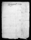 Collection du greffe. Baptêmes, mariages, sépultures, 1750