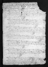 Baptêmes, mariages, sépultures, 1675 - Les années 1672-1674 sont lacunaires dans la collection du greffe
