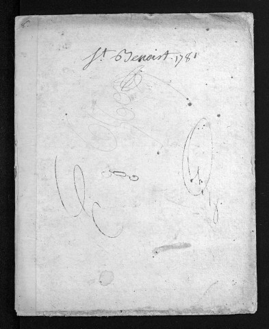 Baptêmes, mariages, sépultures, 1781