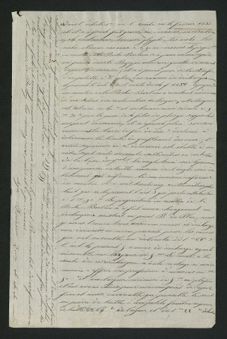 Procès-verbal de vérification (19 novembre 1832)