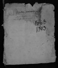Vitray. Naissances, mariages, décès, 1793-an X - Pour les mariages de l'an VII et de l'an VIII, se reporter à la municipalité de canton (Loches)
