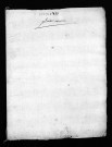 Collection du greffe. Baptêmes, mariages, sépultures, mars 1749-1750