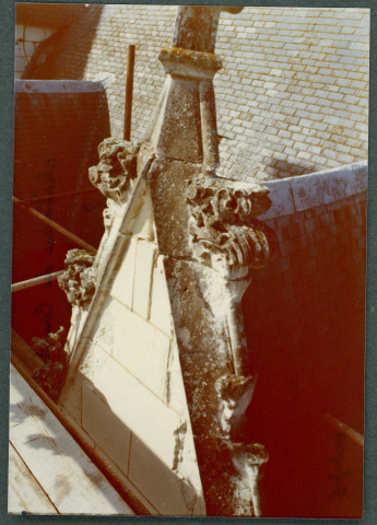 Monts, château de Candé : détail architectural.