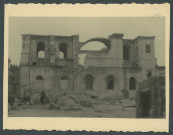 Tours (Indre-et-Loire). Eglise Saint-François en ruines.