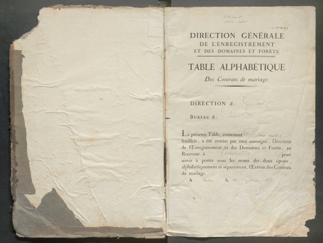 1852-1865 – N° d'origine : 5