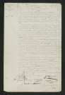 Procès-verbal de visite (19 septembre 1833)