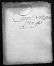 Collection du greffe. Baptêmes, mariages, sépultures, 1720-1721 - Les années 1718-1719 sont lacunaires dans cette collection