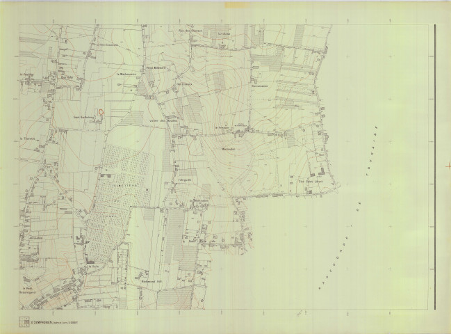 Saint-Symphorien, tableau d'assemblage, planche 4