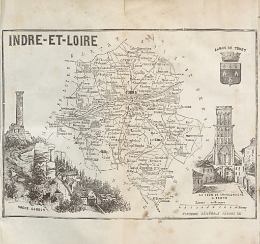 Annuaire statistique et commercial du département de l'Indre-et-Loire - 1870.