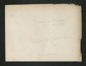 Plan du moulin de Coureau