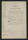 Procès-verbal de récolement (27 juillet 1872)