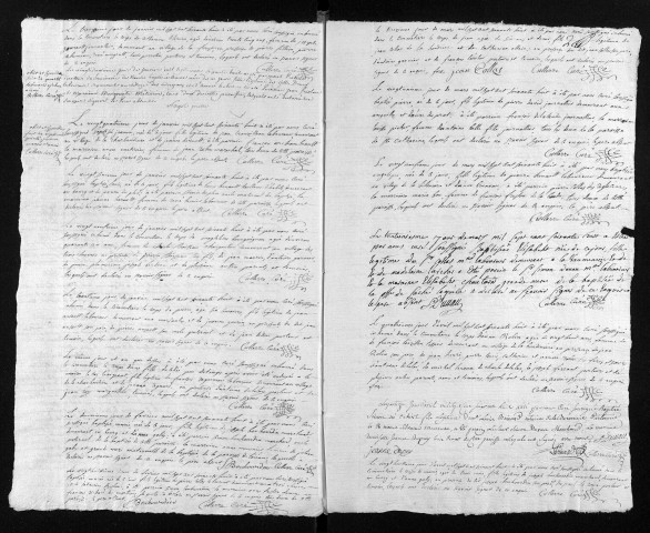 Collection du greffe. Baptêmes, mariages, sépultures, 1768