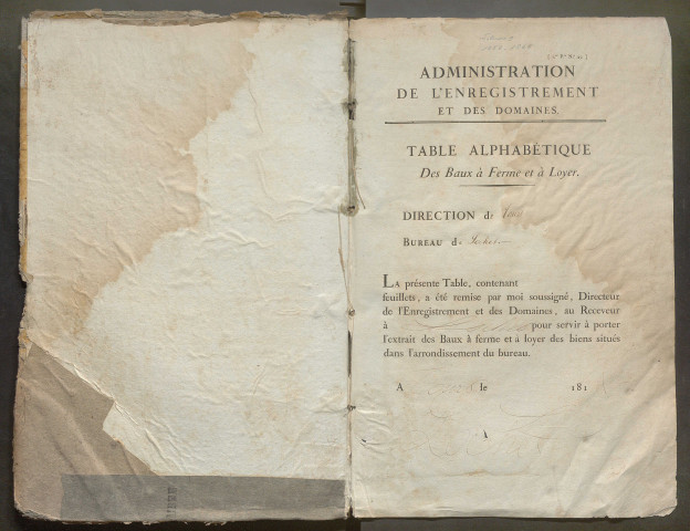 1852-1865 – N° d'origine : 9