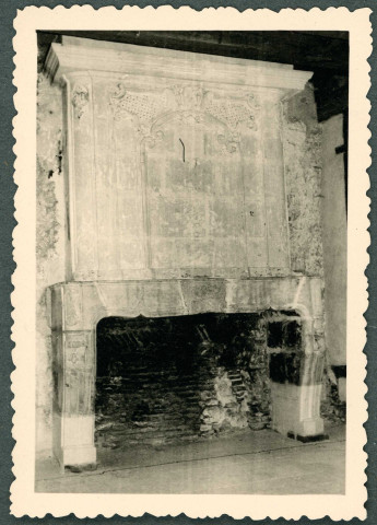 Château de Saché : cheminée.