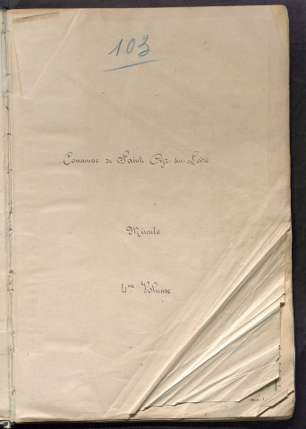 Matrice des propriétés non bâties, fol. 1197 à 1696.