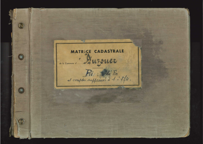 Comptes actifs Ri - Z. Comptes supprimés 1-174.