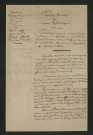 Procès-verbal de visite (3 avril 1850)