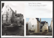 Square Henri de Ségogne entre la rue de la Paix (34 à gauche) et la rue de la Lamproie (à droite).