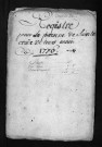 Baptêmes, mariages, sépultures, 1770