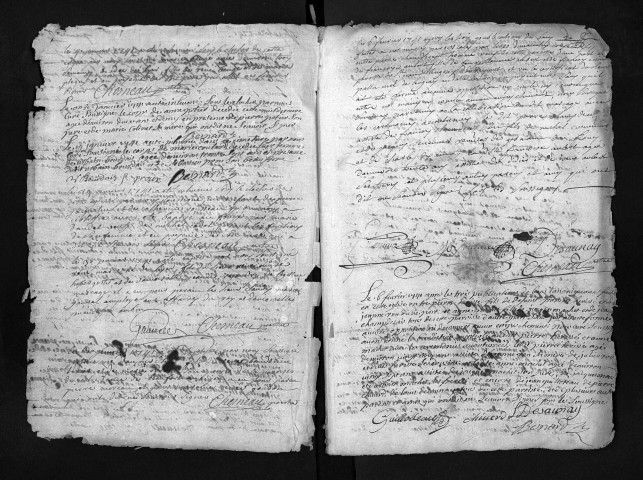 Baptêmes, mariages, sépultures, 1740-174