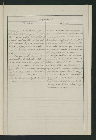 Règlement d'eau du 1er septembre 1860, contrôle des travaux effectués (22 octobre 1861)