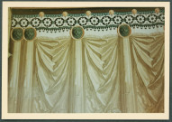 Château de Saché, salon : détail mural.