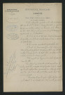 Arrêté préfectoral de mise en demeure d'exécution de travaux (20 novembre 1888)