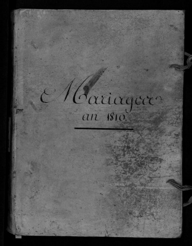 Mariages, 1810