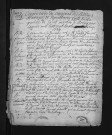 Collection du greffe. Baptêmes, mariages, sépultures, 1735