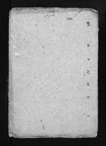 Baptêmes, mariages, sépultures, 1714-1715