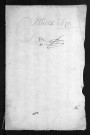 Collection du greffe. Baptêmes, mariages, sépultures, 1670-mars 1671