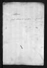 Collection du greffe. Baptêmes, mariages, sépultures, 1786-1787