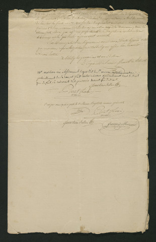 Procès-verbal de visite des lieux (9 septembre 1834)