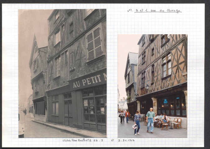 3 et 1 rue du Change.