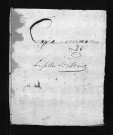 Collection du greffe. Baptêmes, mariages, sépultures, 1743-1745
