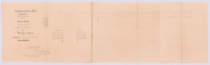 Plan de nivellement (30 mars 1840)
