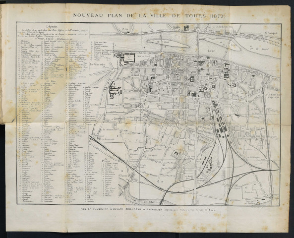 Annuaire-almanach historique, administratif et commercial d'Indre-et-Loire - 1879.
