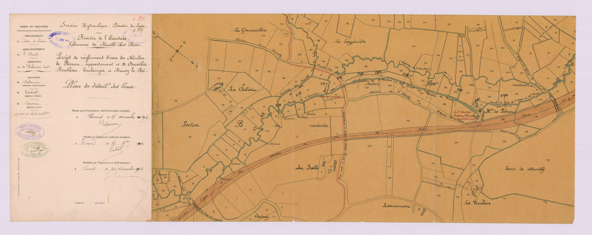 Plans des lieux (17 novembre 1903)