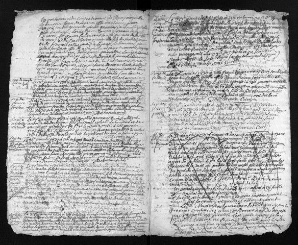 Collection du greffe. Baptêmes, mariages, sépultures, 1739