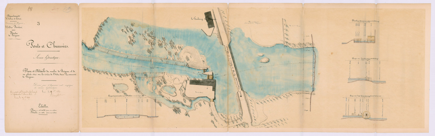Plan et détails (29 septembre 1851)