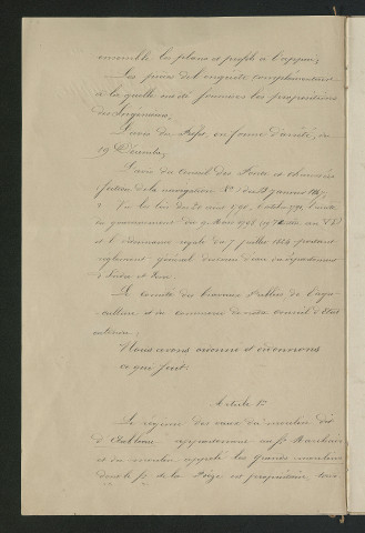 Ordonnance royale valant règlement d'eau (10 juillet 1847)