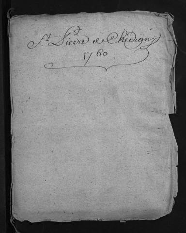 Baptêmes, mariages, sépultures, 1760