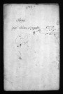 Collection du greffe. Baptêmes, mariages, sépultures, 1783-1784